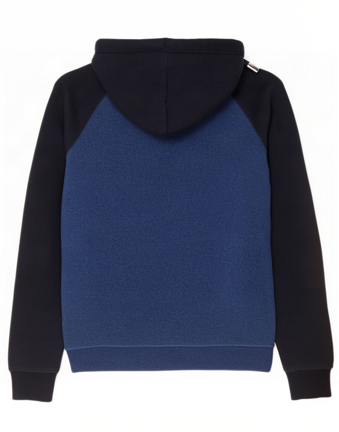 Superdry Herren-Kapuzenpullover mit Reißverschluss, mittelblaue Blockfarben-Baumwolle