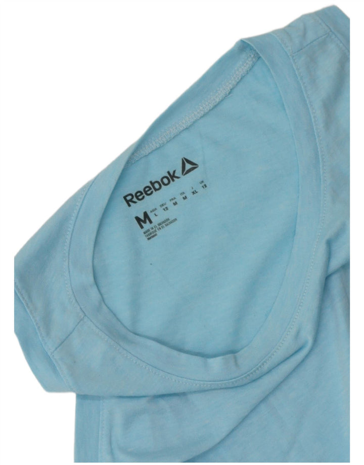 Reebok Damen Weste Top UK 12 Mittelblau