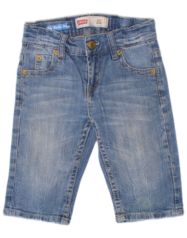 Levi's Jungen 511 Slim Fit Denim Shorts 3–4 Jahre W20 Blaue Baumwolle
