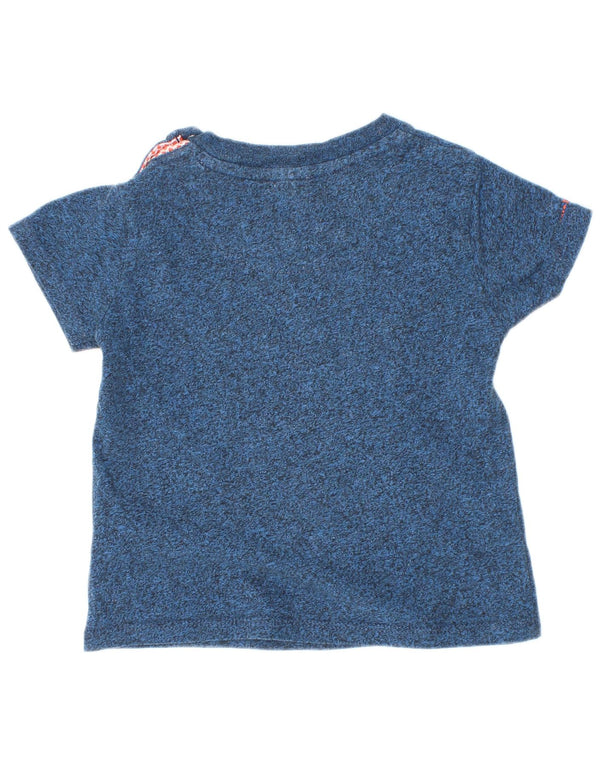 Ted Baker Baby-Jungen-T-Shirt mit Grafik, 18–24 Monate, marineblau gefleckt