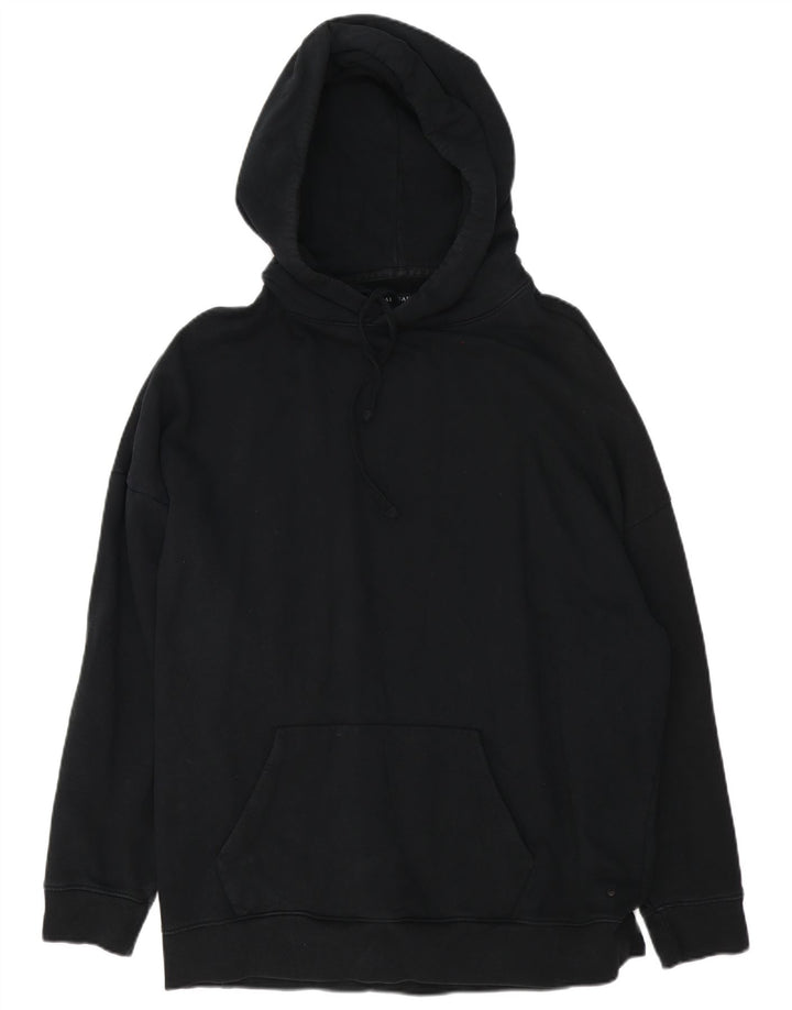 All Saints Herren-Kapuzenpullover, groß, aus schwarzer Baumwolle