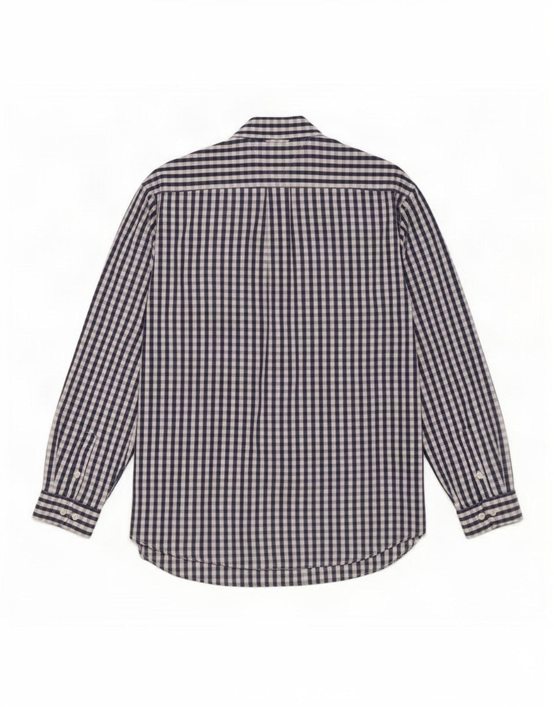 Tommy Hilfiger Herrenhemd XL, Marineblau, Gingham-Baumwolle