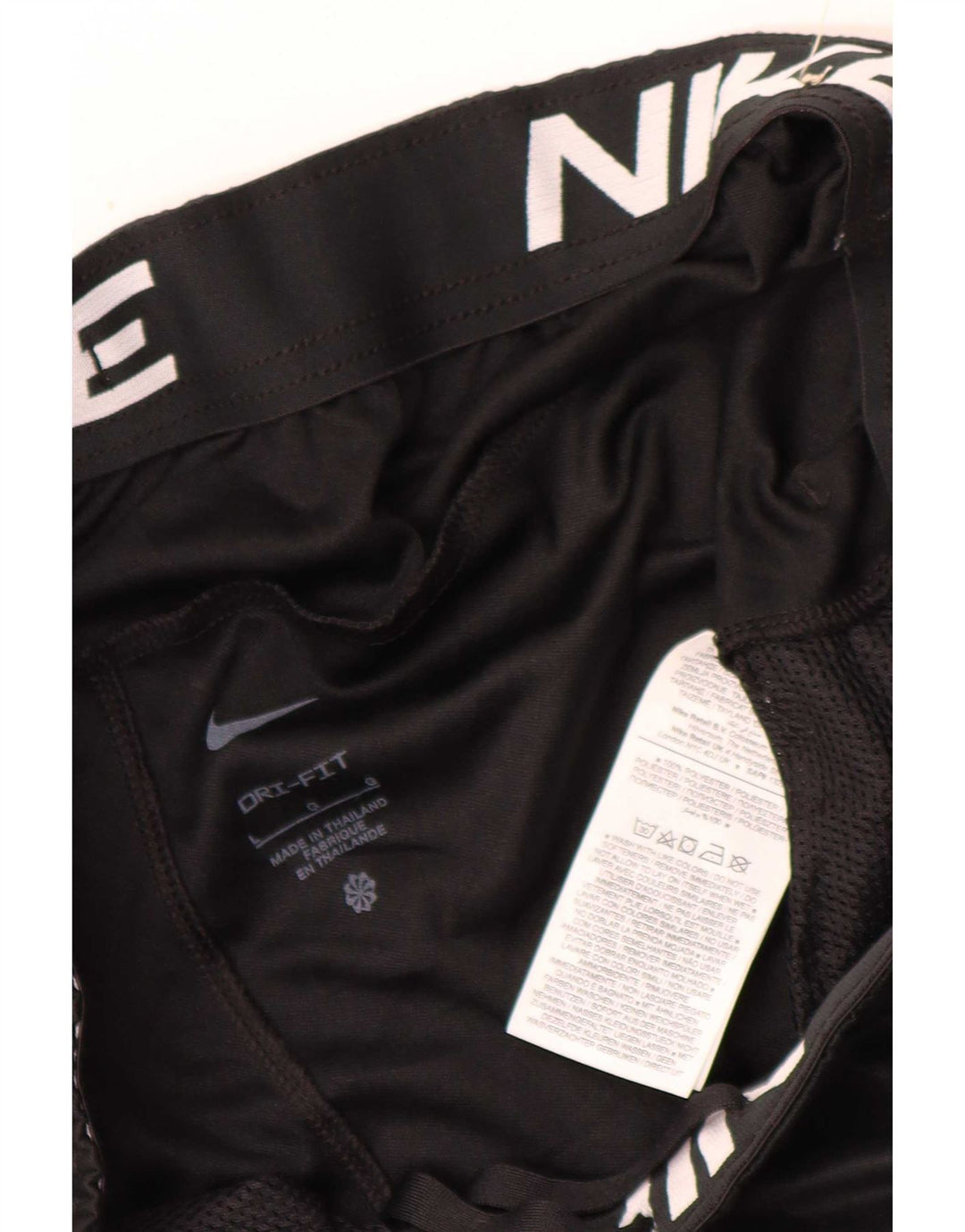 Nike Herren-Trainingshose, Jogginghose, Größe L, Schwarz, Polyester
