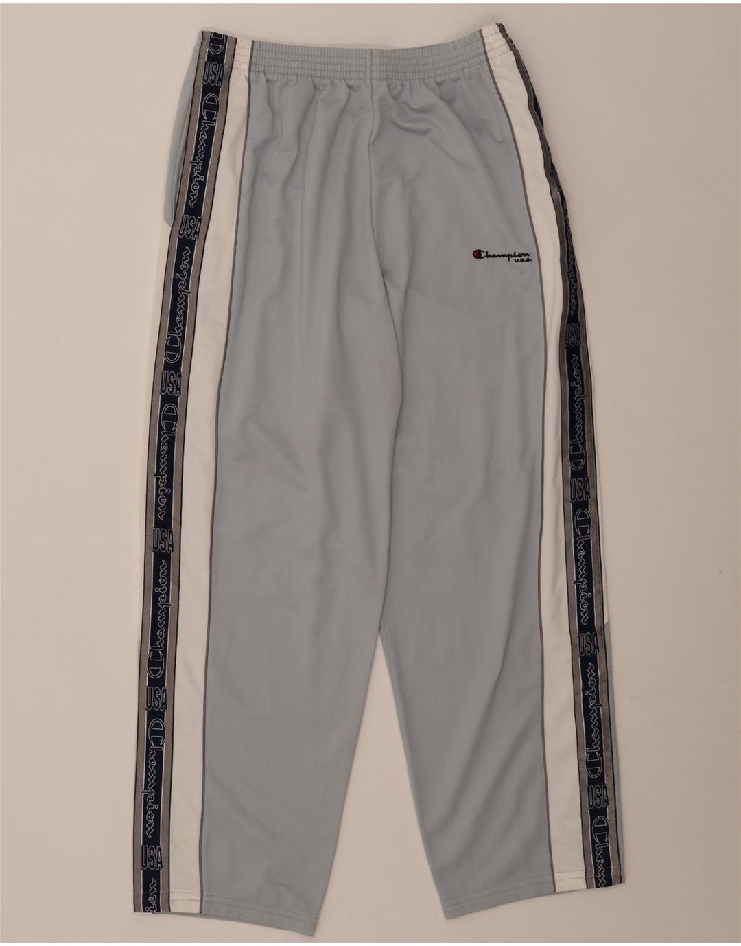 Champion Herren-Trainingshose mit Grafik, XL, blaues Farbblock-Polyester