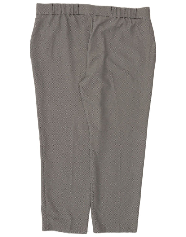 Marks & Spencer Damen gerade Chinohose UK 22 3XL W44 L29 Grau