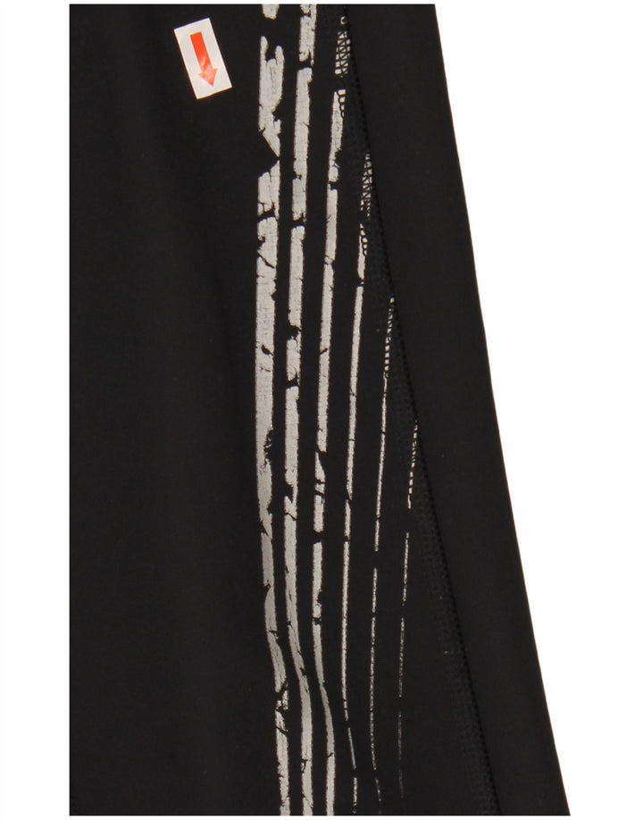 UNDER ARMOUR Damen Leggings UK 10 Small Schwarz Geometrisch Polyamid