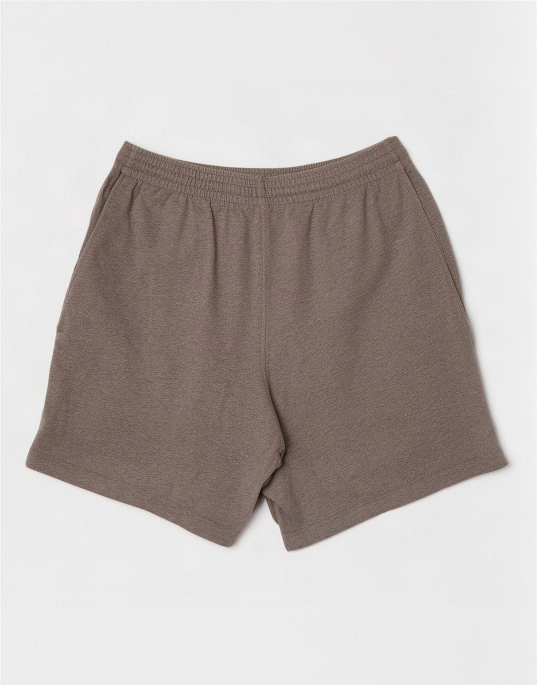 Nike Herren-Sportshorts aus mittelgrau gefleckter Baumwolle