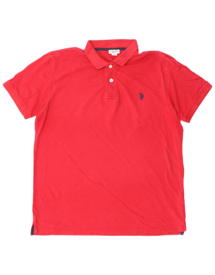US Polo Assn Herren Poloshirt XL Rot