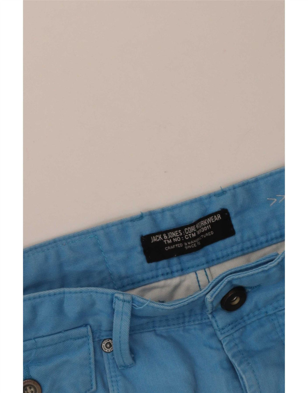 Jack & Jones Herren Jeansshorts W32 Mittelblau