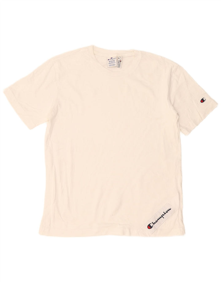 Champion Herren T-Shirt Top aus mittelweißer Baumwolle