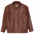 Roger Kent Herren Lederjacke UK 40 Large Braun