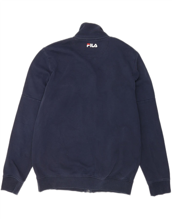 Fila Herren-Trainingsanzug-Top-Jacke, groß, Marineblau gestreift