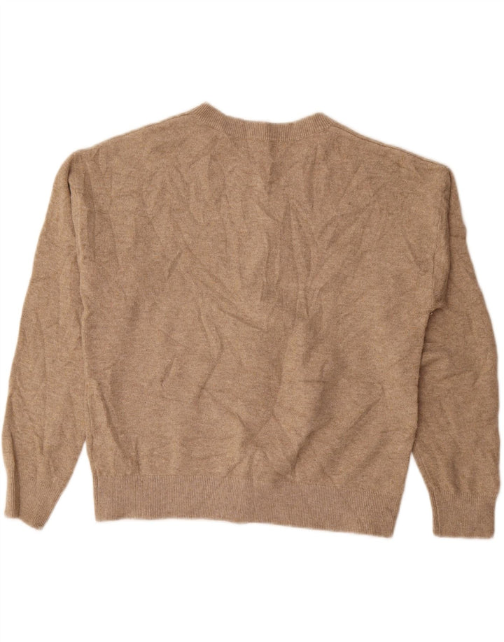 Marks & Spencer Damen-Strickjacke in Übergröße, Gr. 14, Mittelbeige