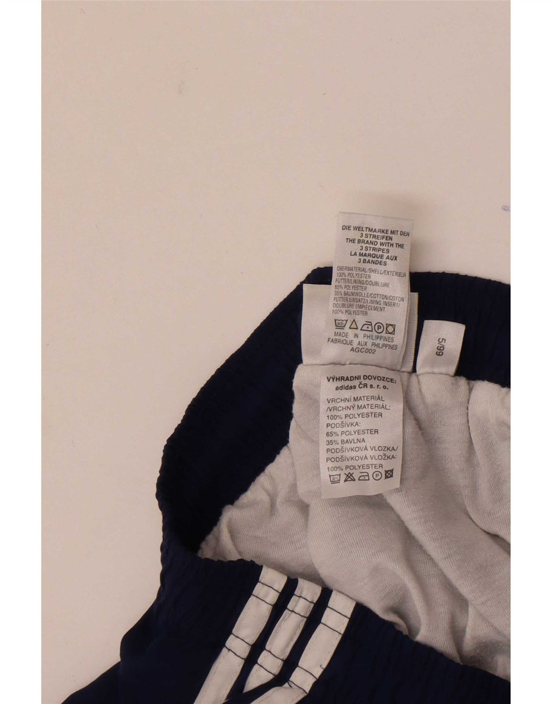 Adidas Herren-Trainingshose, Joggers, mittleres Marineblau, Polyester