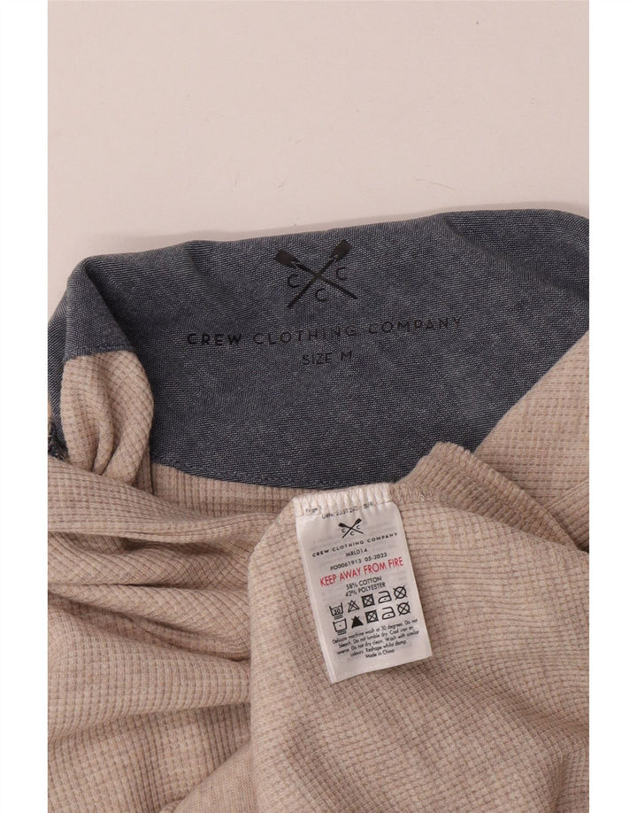 Crew Clothing Herren-Kapuzenpullover aus mittelbeiger Baumwolle