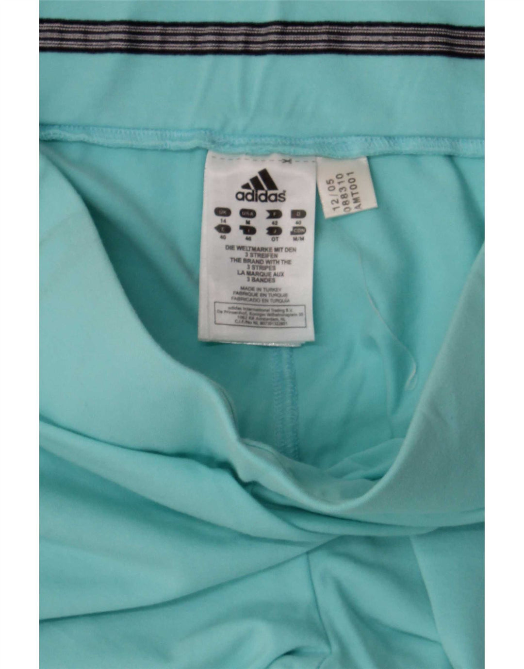 Adidas Damen Regular-Trainingshose aus mitteltürkisfarbener Baumwolle