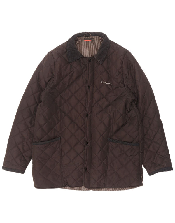 Pierre Cardin Herren Steppjacke UK 44 2XL Braun Polyester