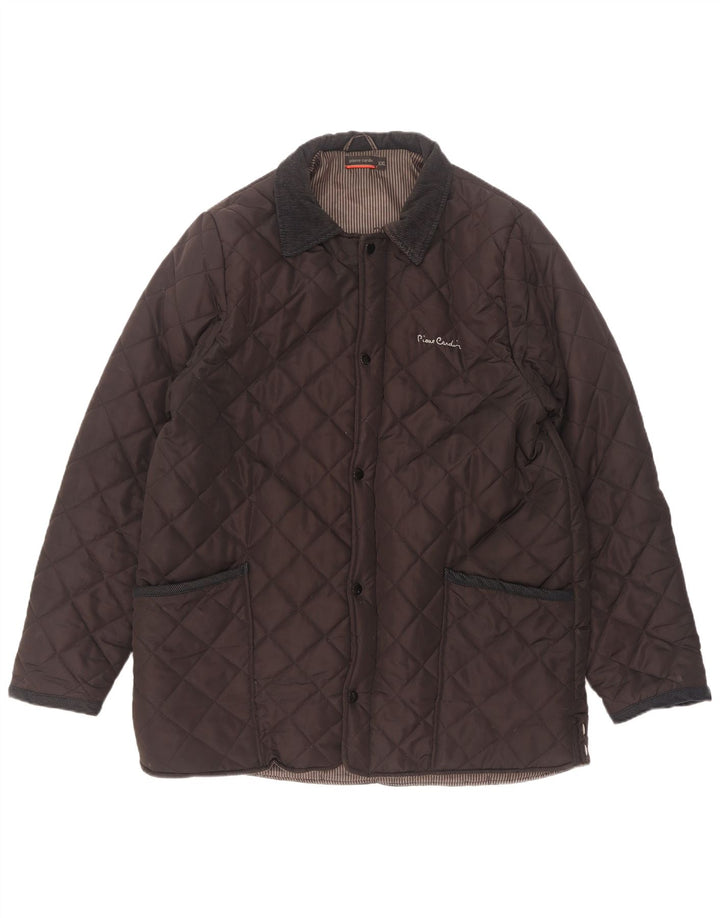 Pierre Cardin Herren Steppjacke UK 44 2XL Braun Polyester