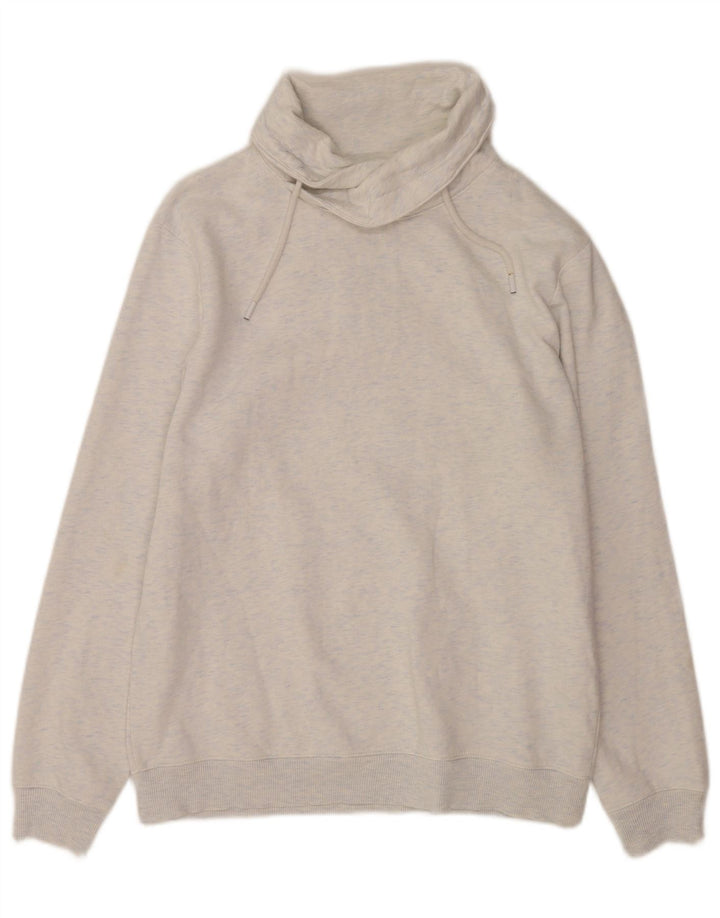 Jules Herren-Sweatshirt mit schmaler Passform, groß, grau gesprenkelte Baumwolle