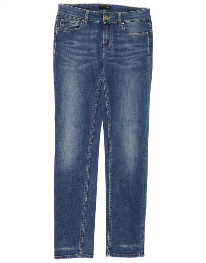 Massimo Dutti Damen Slim Jeans EU 36 XS W26 L30 Blau