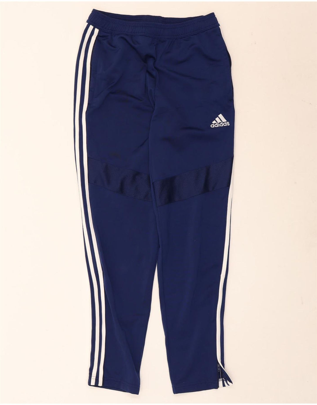 Adidas Herren-Trainingshose, klein, marineblau, Polyester
