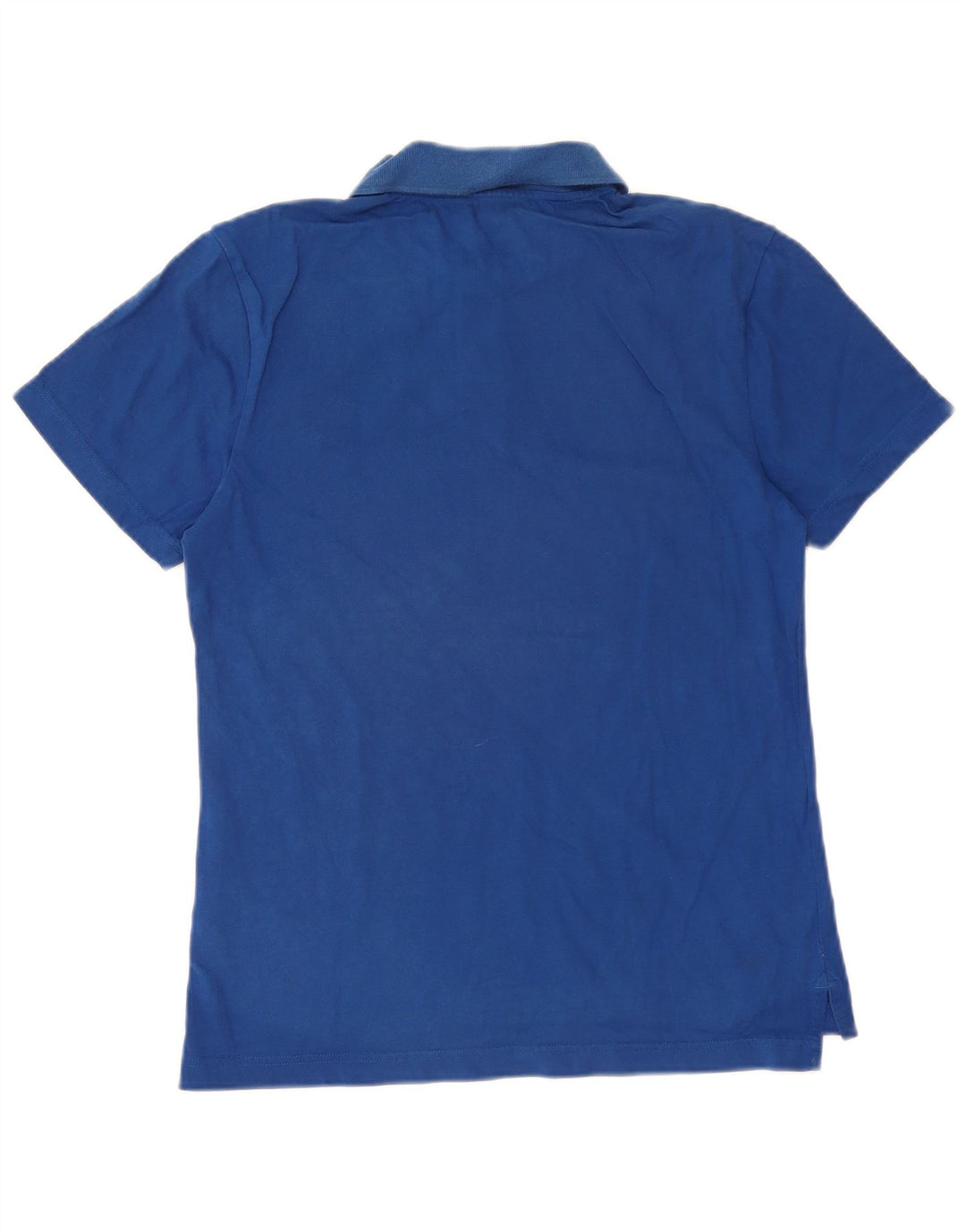 Nike Herren Poloshirt UK 38/40 mittelblaue Baumwolle