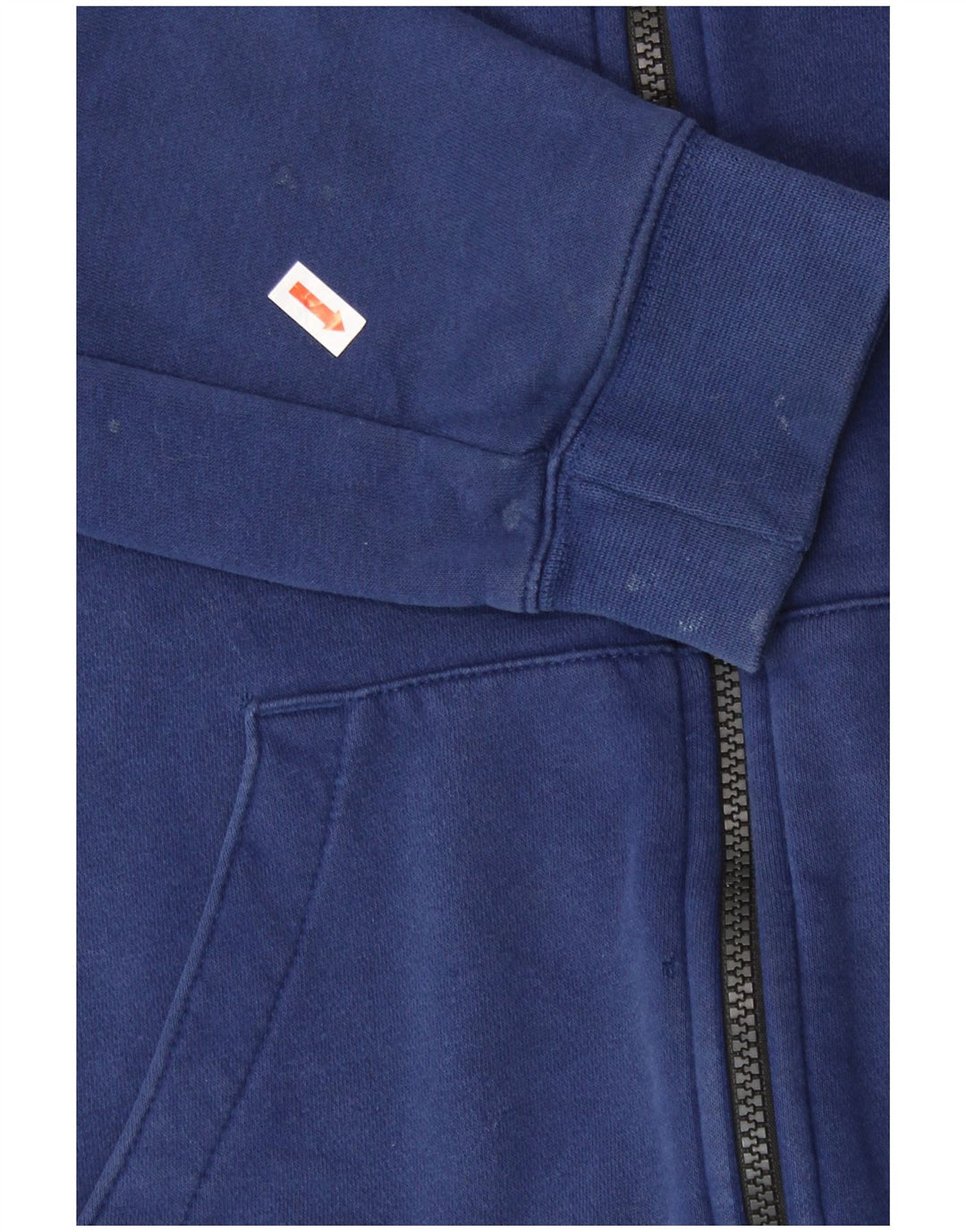 Nike Jungen Air Zip Hoodie Pullover 13–14 Jahre XL Blaue Colourblock-Baumwolle