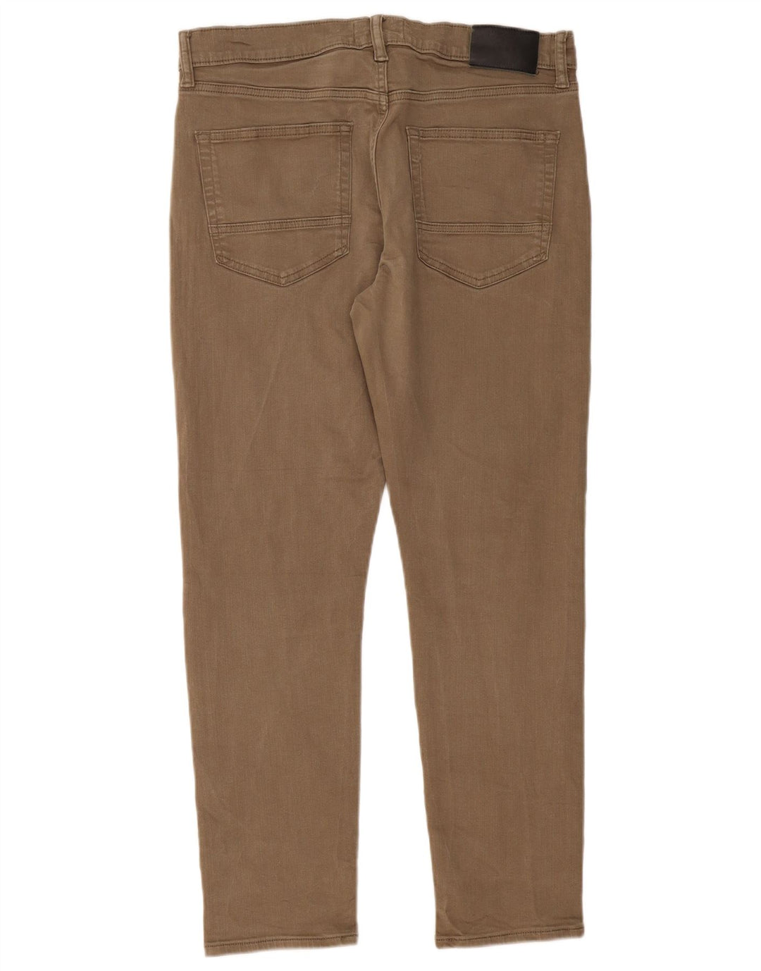 Marks & Spencer Herren Slim Jeans W34 L29 Khaki Baumwolle