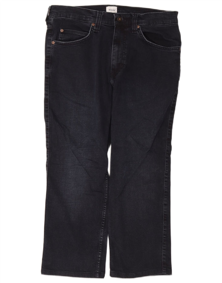 Mustang Herren-Jeans mit geradem Schnitt, Breite 34, Länge 24, Marineblau, Baumwolle