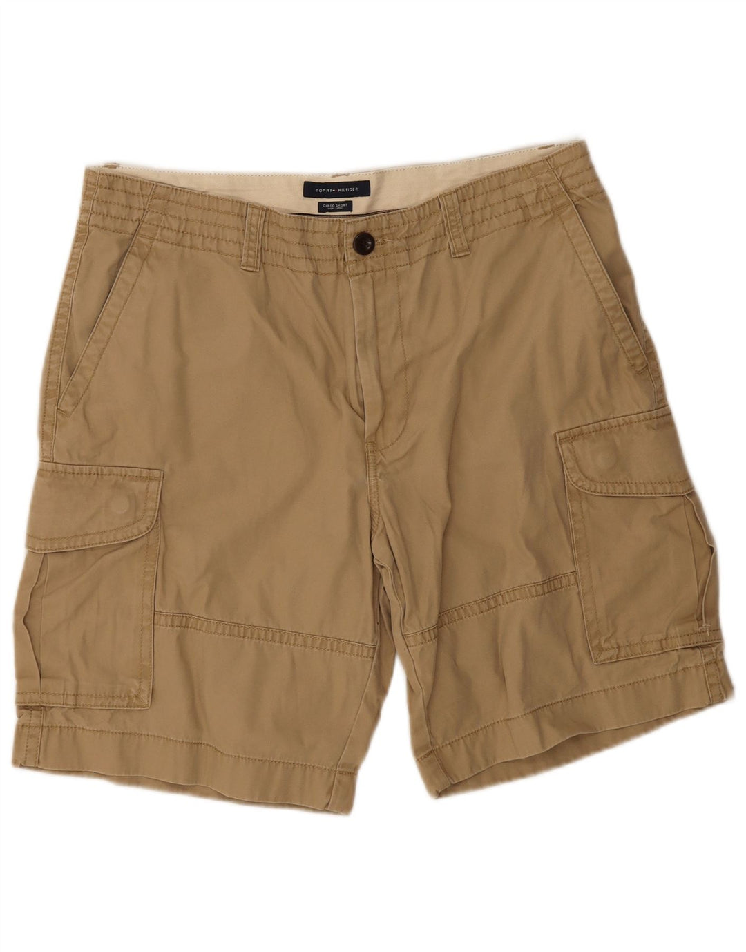 Tommy Hilfiger Herren Cargoshorts W36 Large Beige Baumwolle