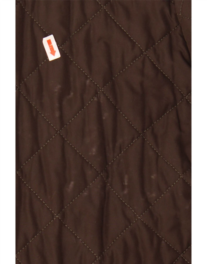 BARBOUR Herren Steppjacke UK 40 Large Braun Polyester