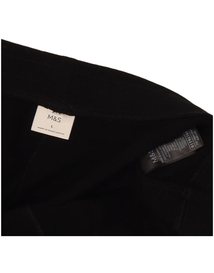 Marks & Spencer Herren-Sportshorts, groß, aus schwarzer Baumwolle