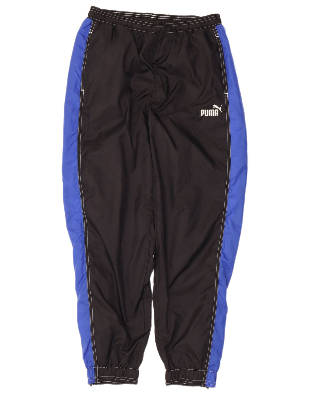 Puma Herren-Trainingshose, Jogginghose, Mittelschwarz, Colourblock-Polyamid