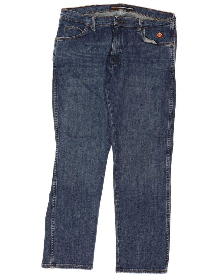 Wrangler Herren Straight Jeans W38 L30 Blaue Baumwolle