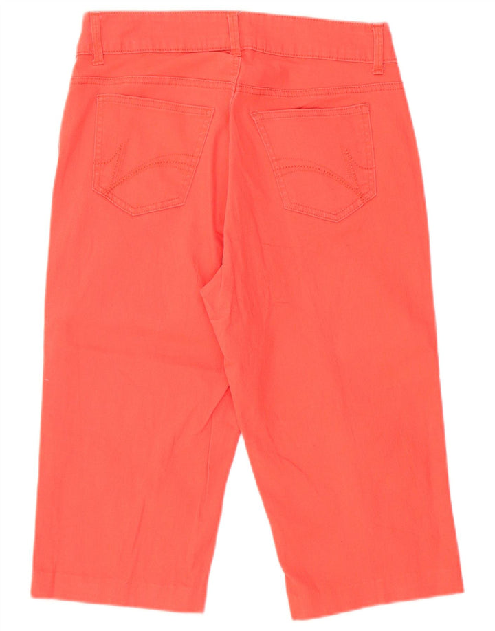 LEE Damen Freizeitshorts US 8 Medium W30 Orange Baumwolle