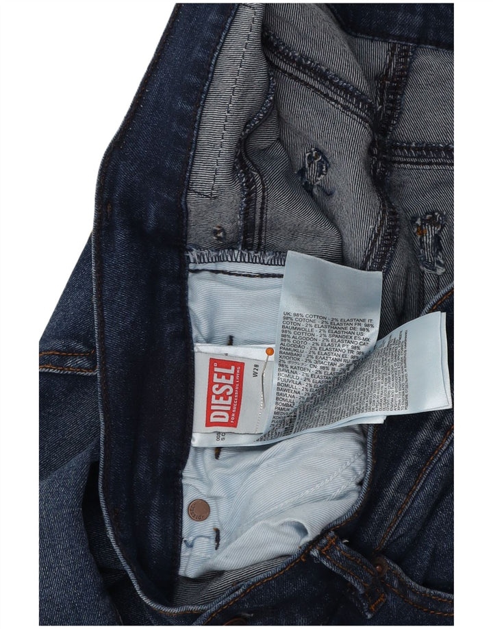 DIESEL Damen Slim Jeans W28 L30 Blaue Baumwolle