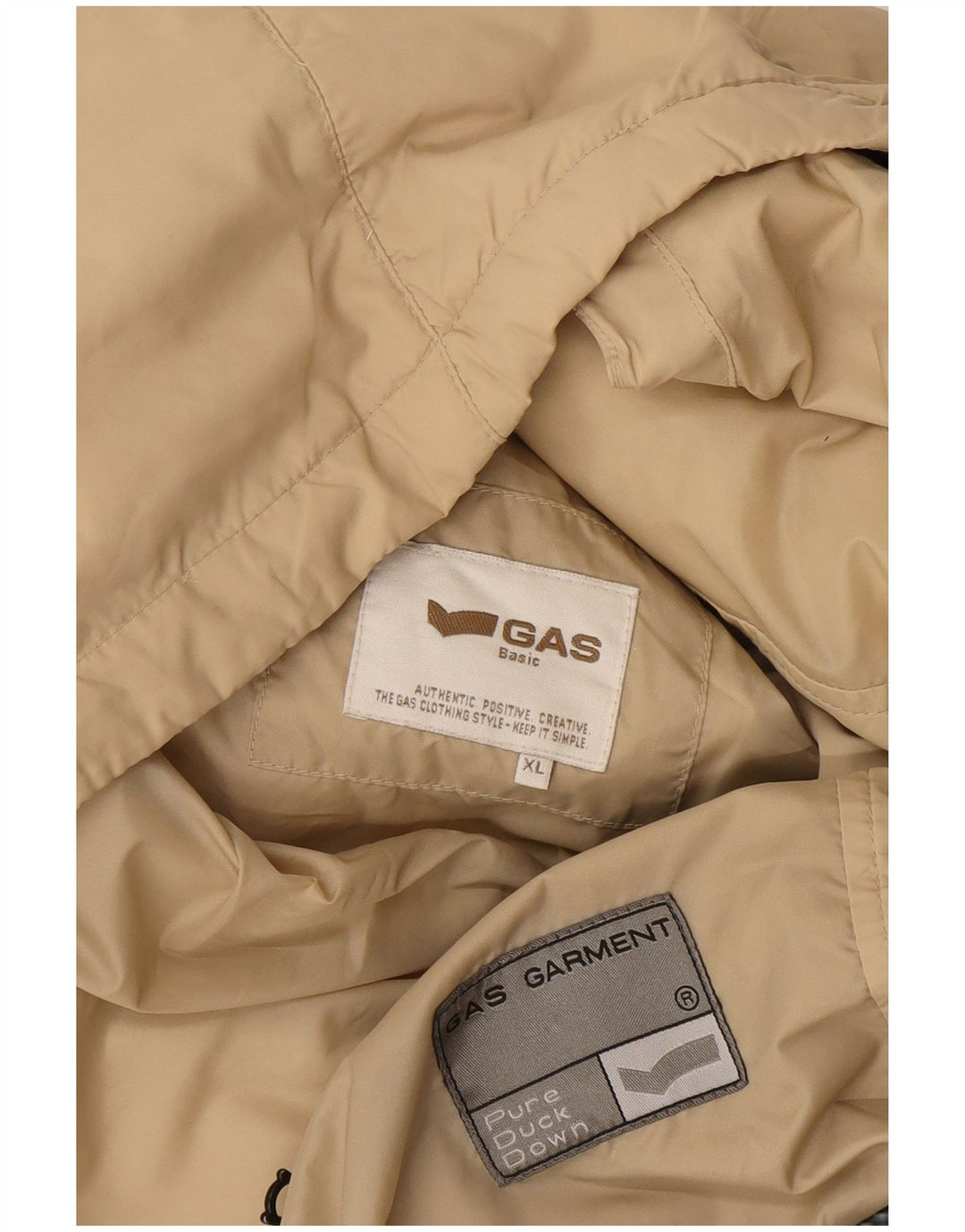 Gas Herren Wattierte Weste UK 42 XL Beige