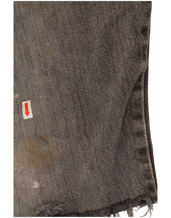 WRANGLER Herren Jeansshorts W38 XL Graue Baumwolle