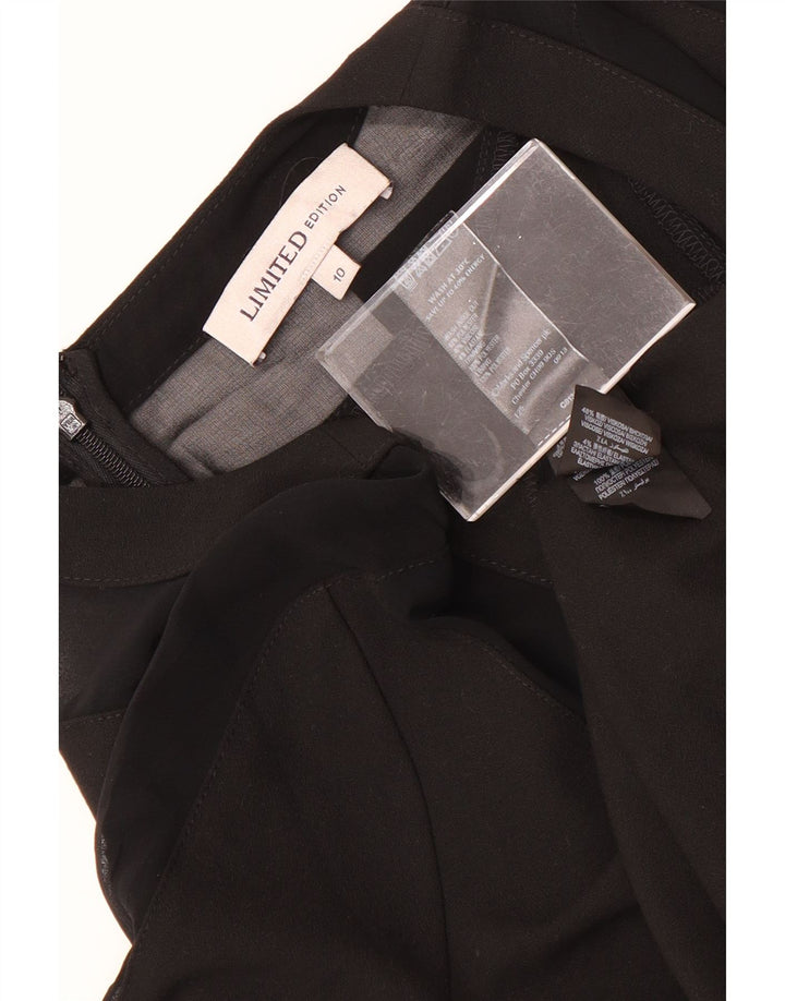 Marks & Spencer Damen-Etuikleid mit 3/4-Ärmeln, Größe S, Schwarz, Polyester