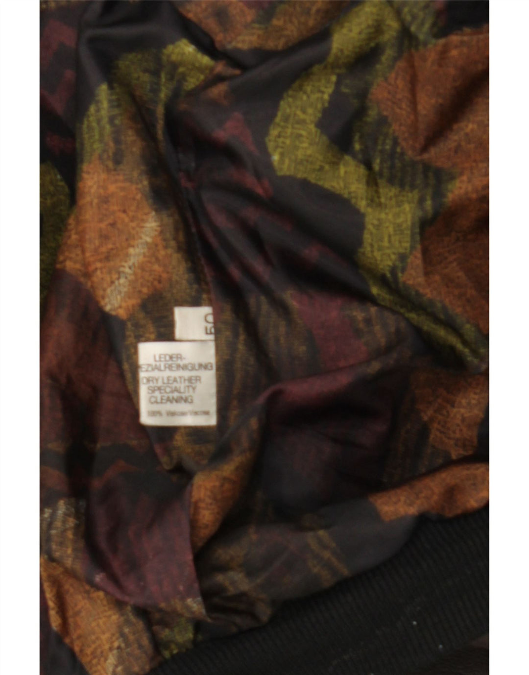 VINTAGE Herren Lederjacke IT 50 Großes braunes Leder