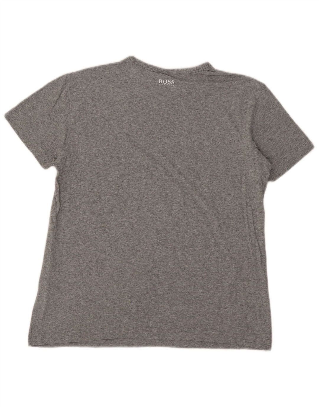 Hugo Boss Herren T-Shirt Top Small Grau Baumwolle