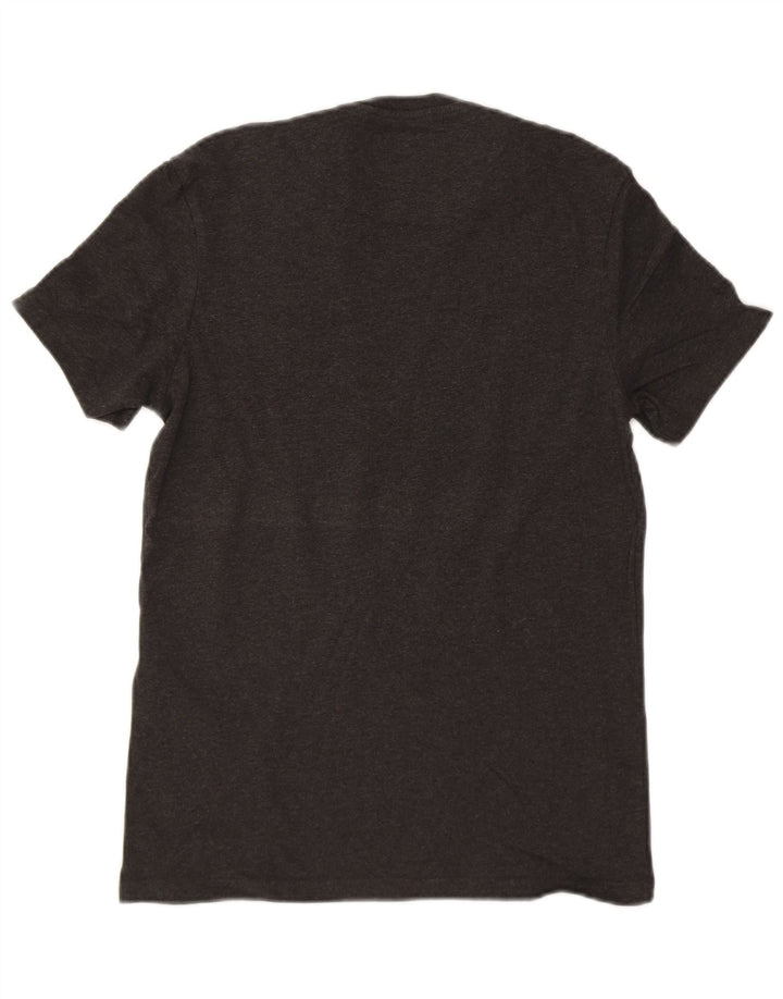 LYLE & SCOTT Mens T-Shirt Top Small Grey Cotton