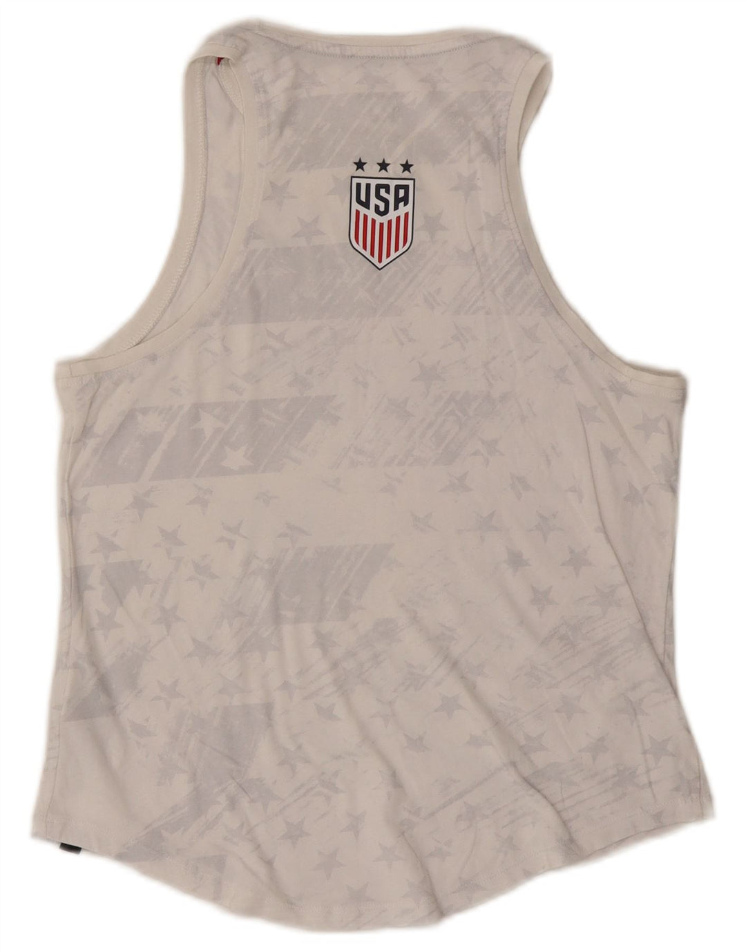 Nike Womens Graphic Vest Top UK 12 Mittelweiße Baumwolle