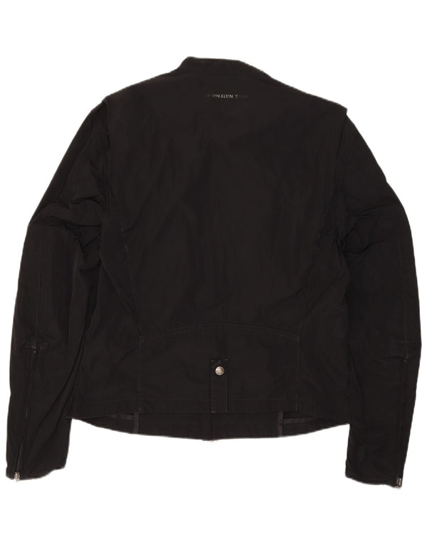 Calvin Klein Jeans Herren Graphic Racer Jacke UK 42 XL Schwarz