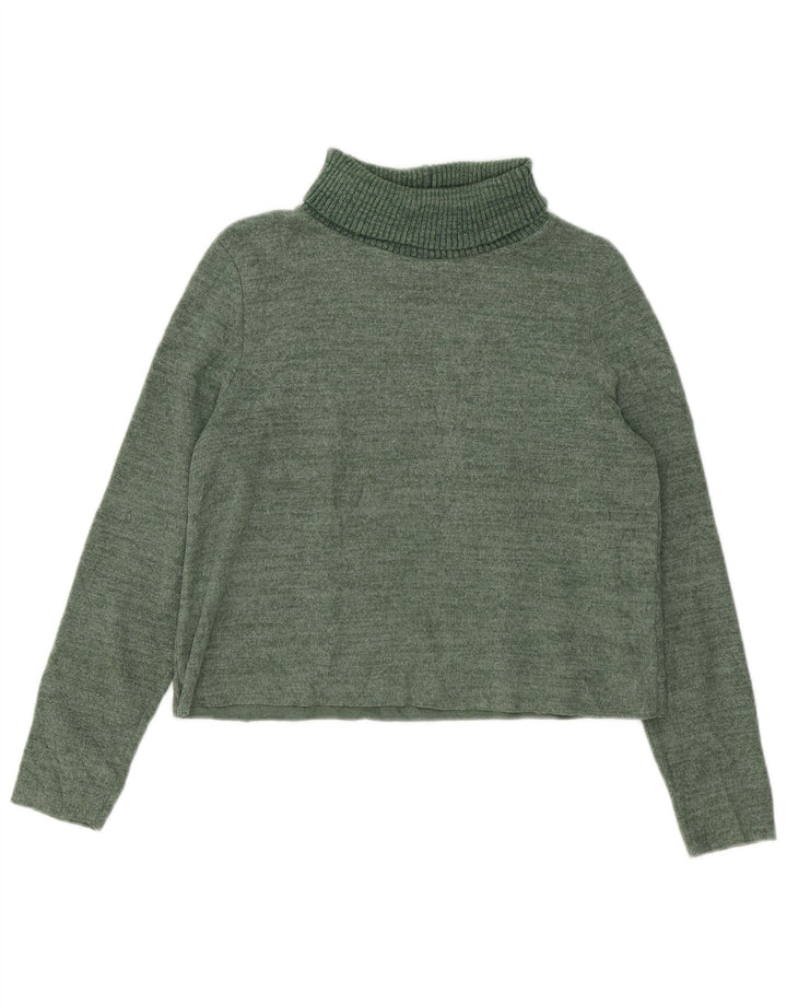 Rollkragenpullover für Damen von Zara, Gr. 16, Grün