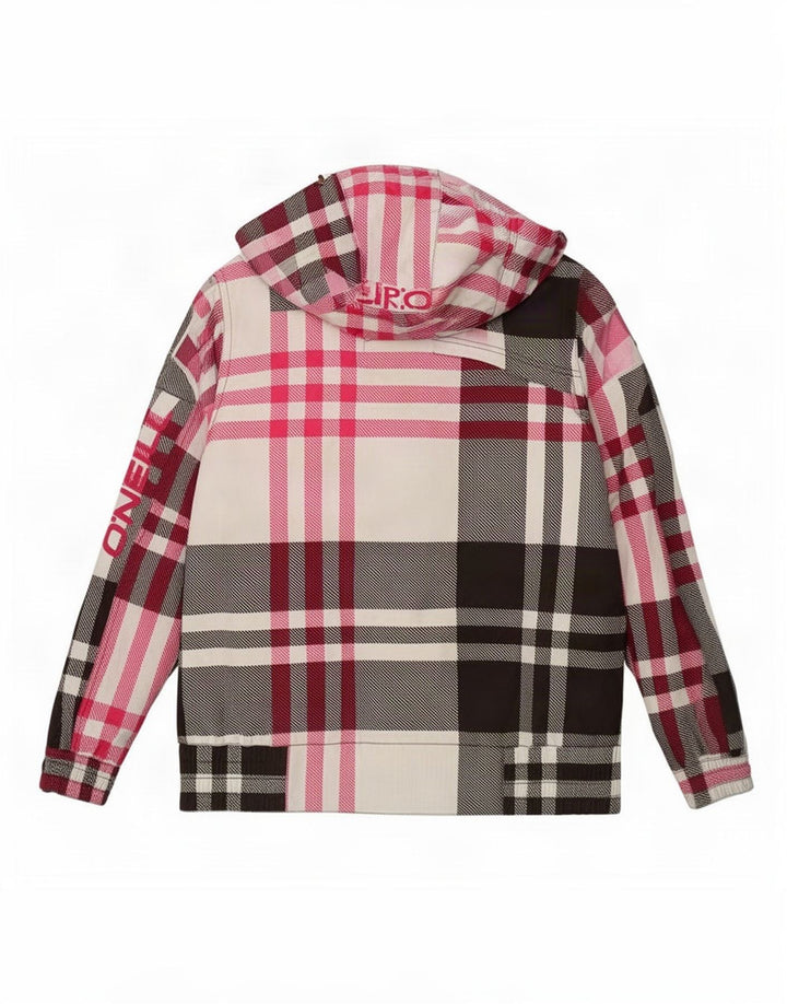O'Neill Damen Skijacke UK 18 XL Mehrfarbig kariertes Polyester