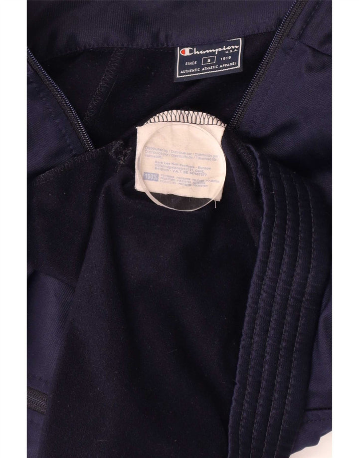 Champion Herren-Trainingsanzugoberteil mit Grafik, Größe S, Marineblau, Polyester