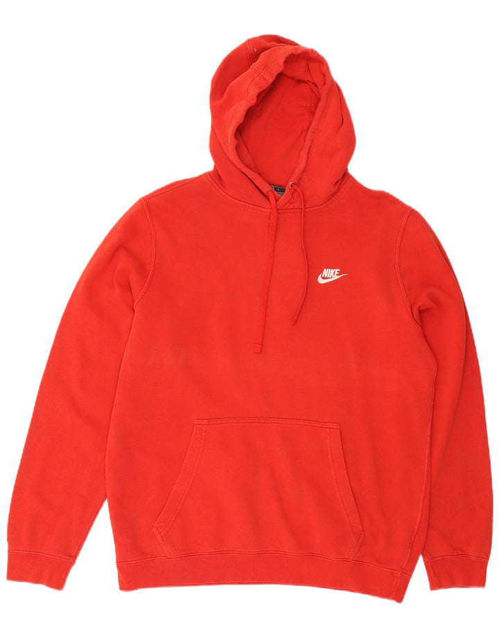 Nike Herren Kapuzenpullover, groß, aus roter Baumwolle