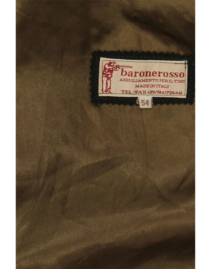 Vintage Herren Mantel IT 54 2XL Khaki