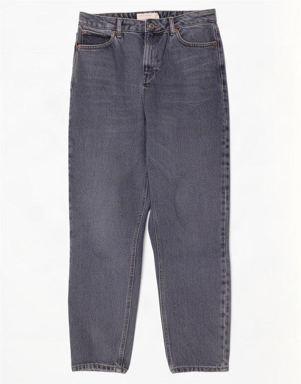 Topshop Womens Mom Tapered Jeans W30 L27 Blue Cotton